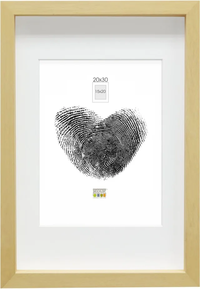 Deknudt Frames fotolijst - naturel - passe-partout - 15x20 / 20x30 cm