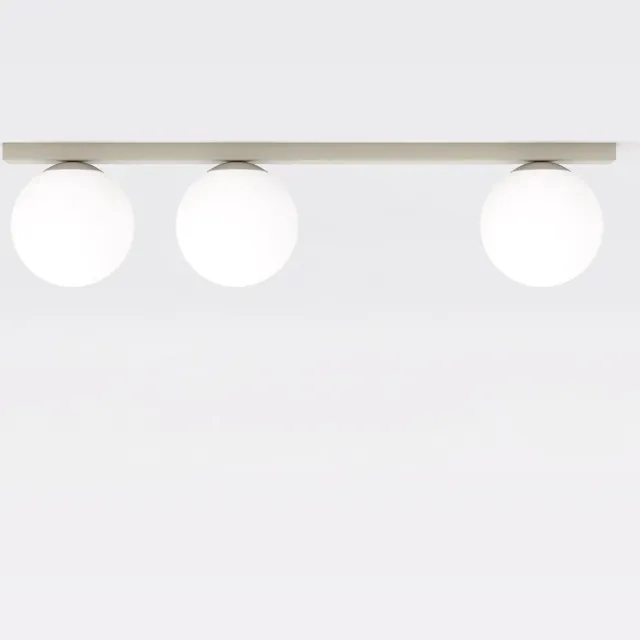 Emibig FIT 3 MOKKA OPAL - Minimalistische plafondlamp voor elke ruimte Zwartachtig