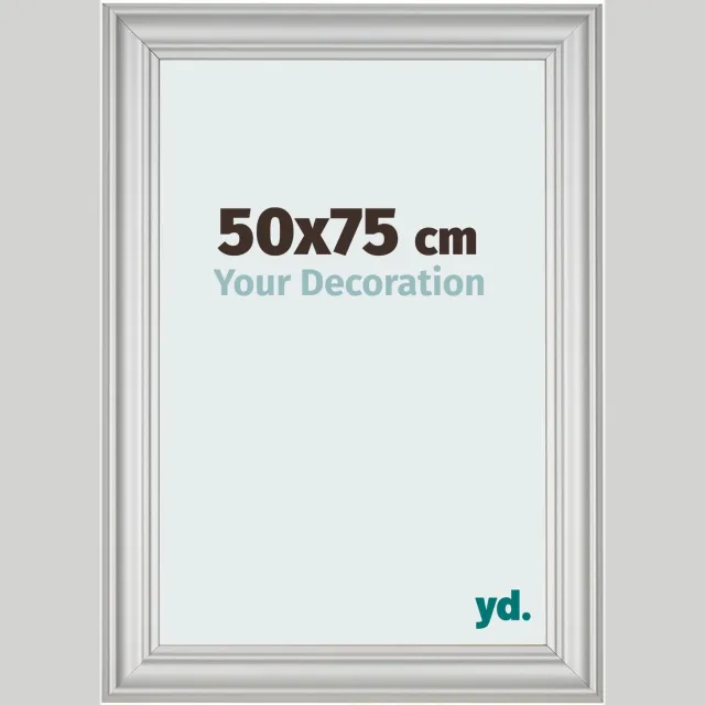 yd. Your Decoration - Fotolijst 50x75 cm - MDF - Zilver Mat - Lazio