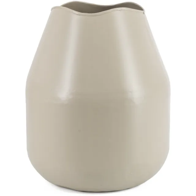 homebound by ky Metalen vaas sand | bloemenvaas Beige