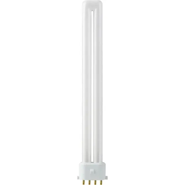 Schiefer Lamps (SL) PL-S 11W 4-Pins 2G7 - 827 Extra Warm Wit Licht (2700K) - 24.5x213.5mm - 2G7 Spaarlamp 11 Watt