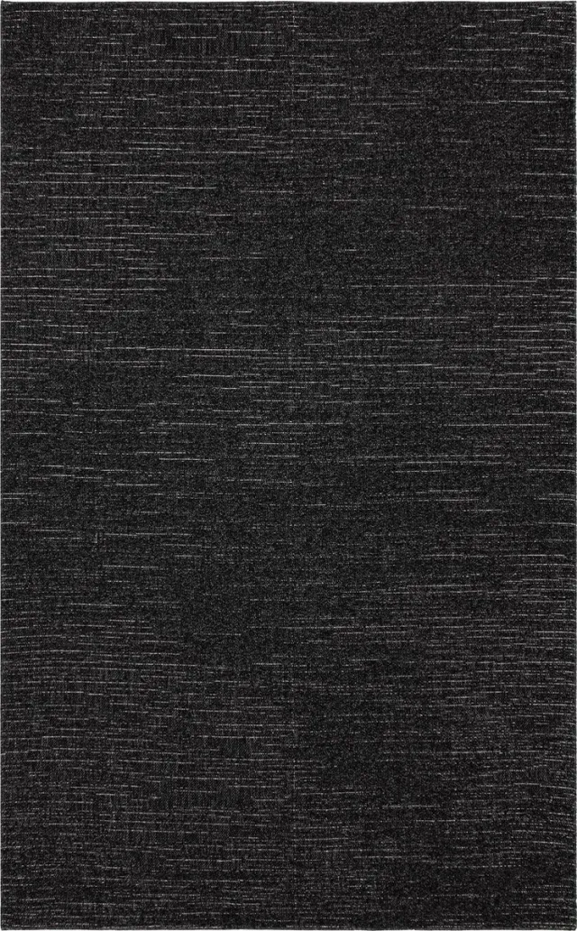 TESSO LIVING Vloerkleed voor binnen en buiten, Antislip - Uni Houtskool Grijs - 160cm x 220cm - Balkon Terras Keuken, UV- en Weersbestendig, Modern Tuintapijt