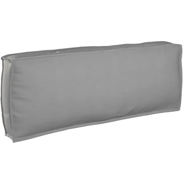 vidaXL Kussen Oxford Stof Grijs 120 x 40 x 12 cm