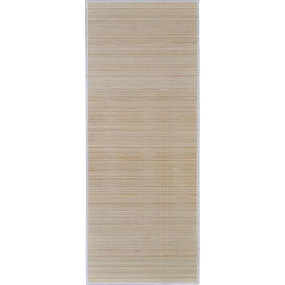 vidaXL Tapijten 4 st rechthoekig 120x180 cm bamboe natuurlijk beige