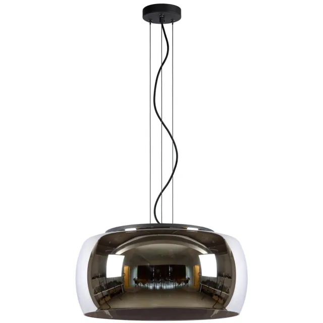 Lucide OLIVIA - Hanglamp - Ø50 cm - 3xE27 - Fumé