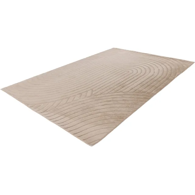 Lalee Comfort - Japandi Vloerkleed - Superzacht - Karpet - Tapijt hoog laag polig effen Fluffy 160x230 cm beige