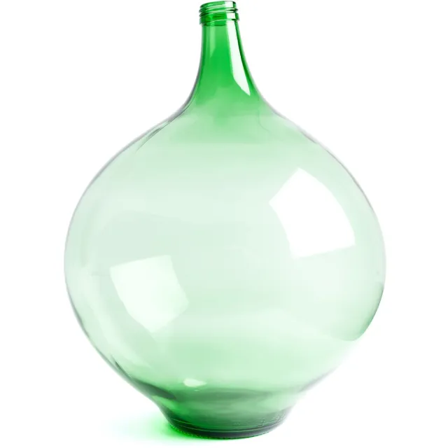 Ikonic Blown Bottle Vaas Groen Type M7 Klaas Kuiken