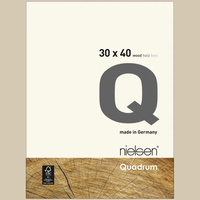 Nielsen Quadrum Houten Wissellijst Maple 30x40cm Ahorn