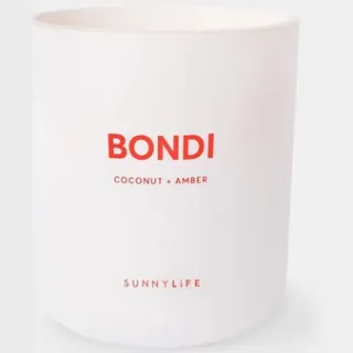 SunnyLife Candles & Fragrance Geurkaars Bondi Coconut Amber - Kokosnoot Wax - Wit