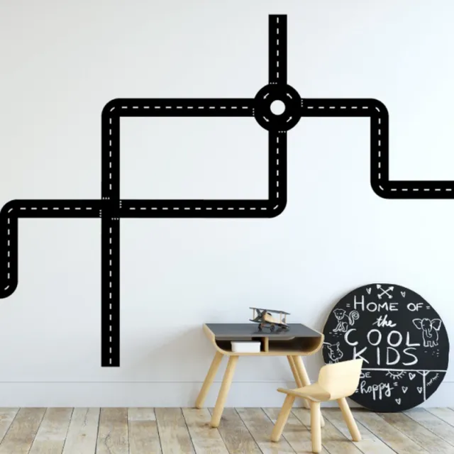 Studio Jong Sticky Roads autobaanstickers XL voordeelset zwart