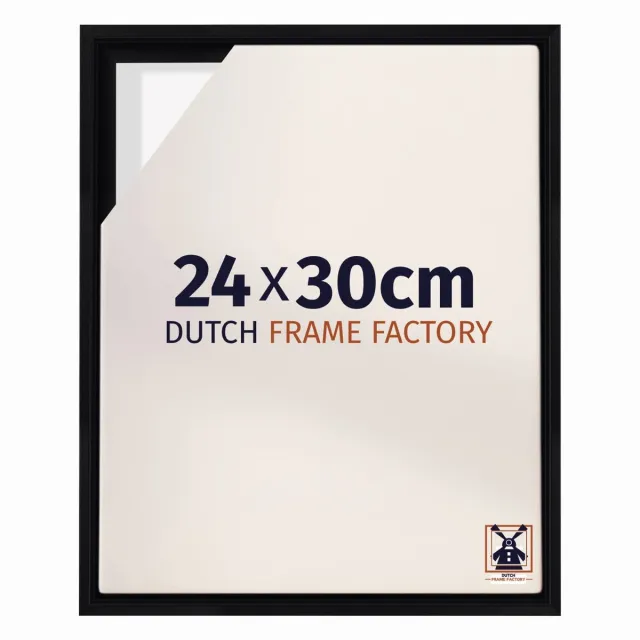 Dutch Frame Factory Baklijst 24x30 cm - Zwart Mat - Geschikt voor Canvasdoek - MDF Baklijst Lausanne