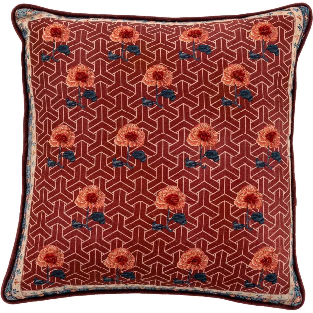 Creative Collection sierkussen Zharai (50x50 cm) Rood