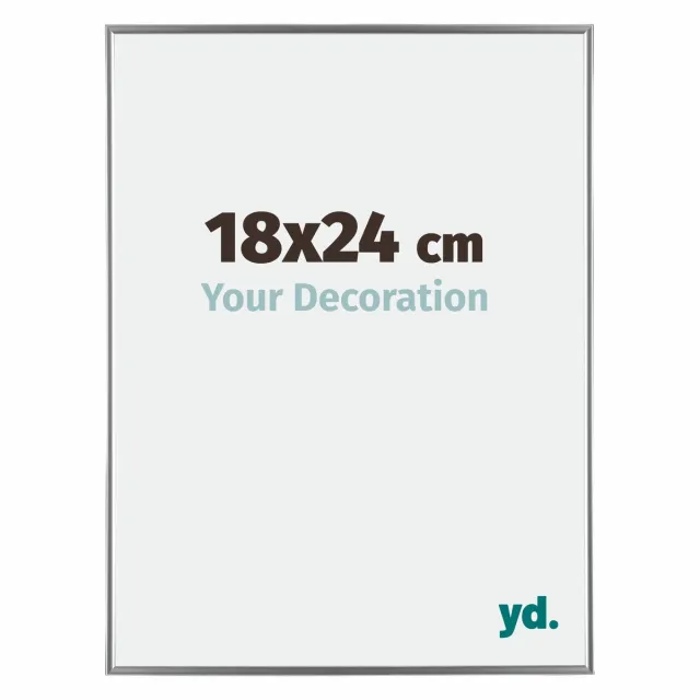 yd. Your Decoration - Fotolijst 18x24 cm - Kunststof - Zilver Hoogglans - Evry