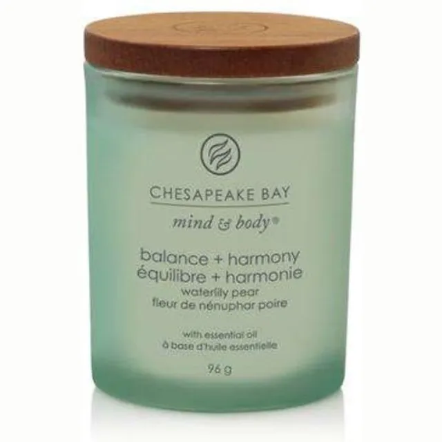 Chesapeake Bay Balance & Harmony - Waterlily Pear Mini Candle Groen