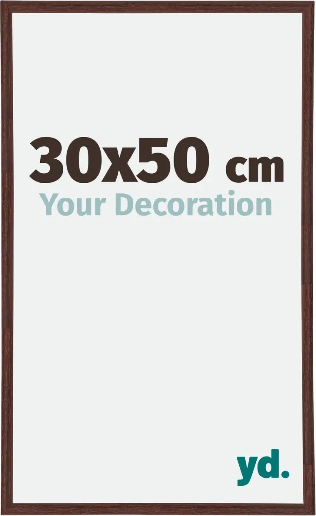 yd. Your Decoration - Fotolijst 30x50 cm - Kunststof - Bruin - Annecy