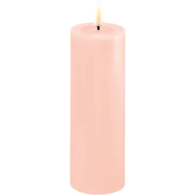 Deluxe Homeart Led Kaars Licht Roze 5.0 x 15.0 cm