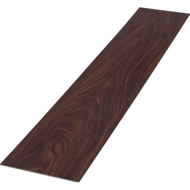 ml-design Deluxe PVC vloerplanken zelfklevende vinylvloer noot roodbruine houtlook 91,5x15,3 cm dikte 2 mm 11,15m²/80 planken antislip waterbestendig eenvoudige installatie laminaat planken natuurlijk houteffect met click systeem voor elk interieur