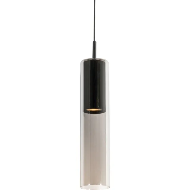 QAZQA lloyd - Moderne Hanglamp - 1 lichts - Ø 7 cm - Zwart - Woonkamer | Slaapkamer | Keuken Zwart - 1 lichts