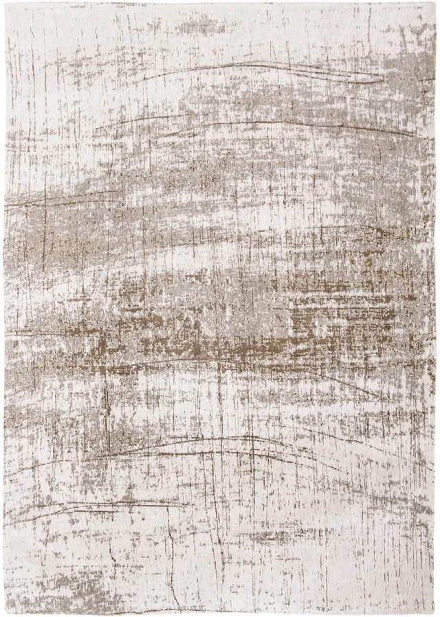Louis de Poortere Wasbaar Binnen & Buiten Vloerkleed - 80 x 150 cm - Louis De Poortere Griff Concrete Jungle - Laagpolig Tapijt - Gerecycled PET - Made in Belgium - Circulair Beige