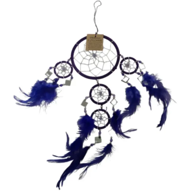 Ruben Robijn Dromenvanger - Spiegel -11cm - Paars - Dreamcatcher