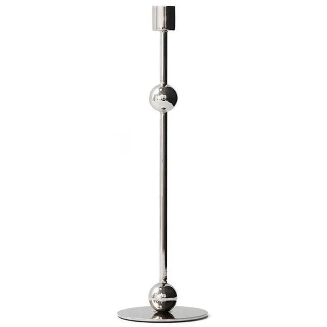 HKLIVING Forged No. V kandelaar zilver