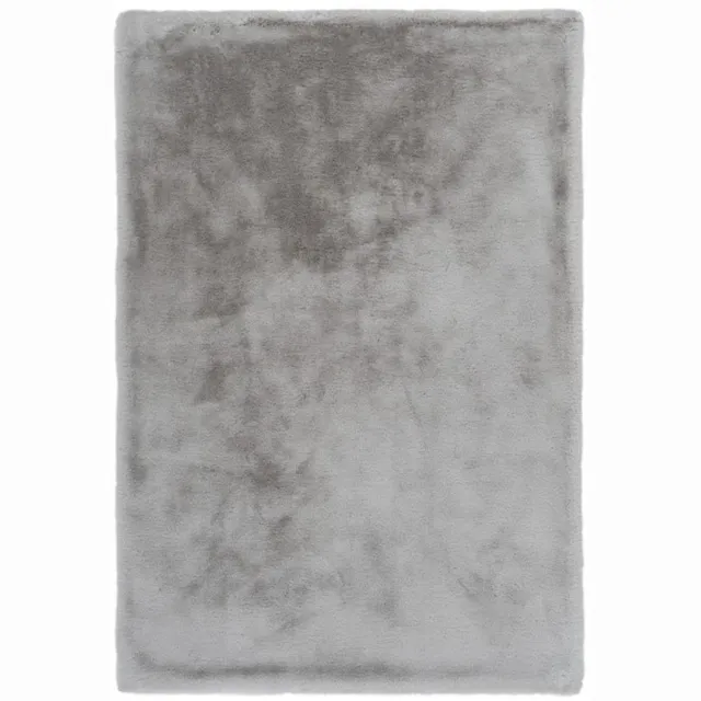 Muratap Heaven Fluffy Soft Vloerkleed Hoogpolig Zilver