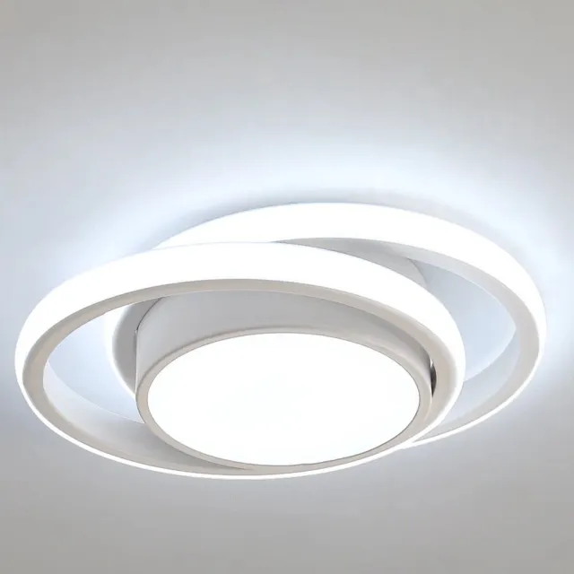 Riserva LED Plafondlamp Rond - 36W - 6500K Koud Wit - Wit - Voor Keuken, Hal, Slaapkamer en Woonkamer