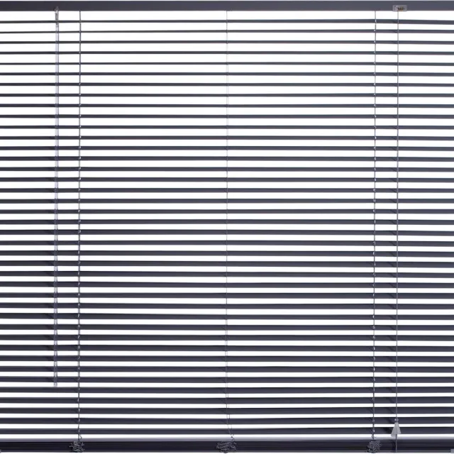 Intensions Jaloezie - Aluminium - Lamelbreedte 25mm - Uni Donkergrijs - 100x175cm - Intensions