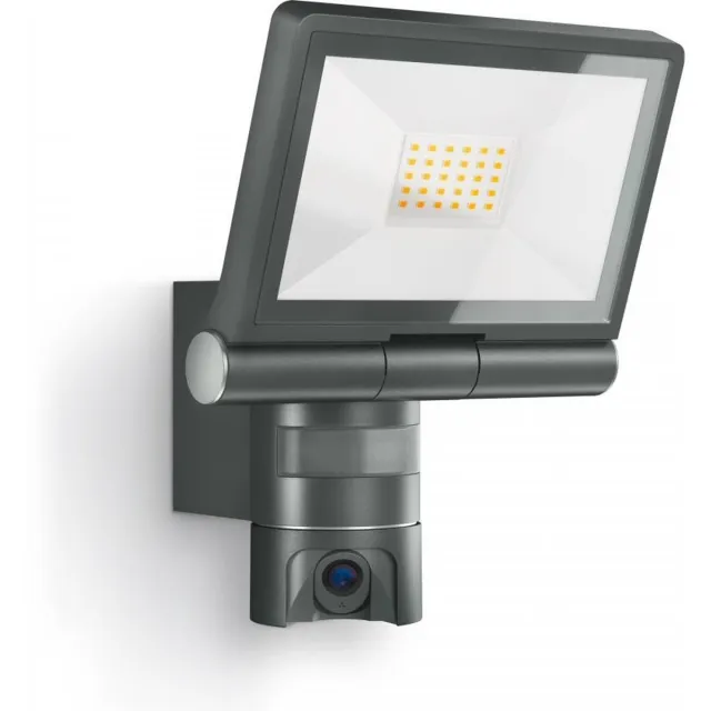 Steinel XLED ONE CAM Buitenlamp met Camera en Intercom - Met Sensor - 21W Antraciet