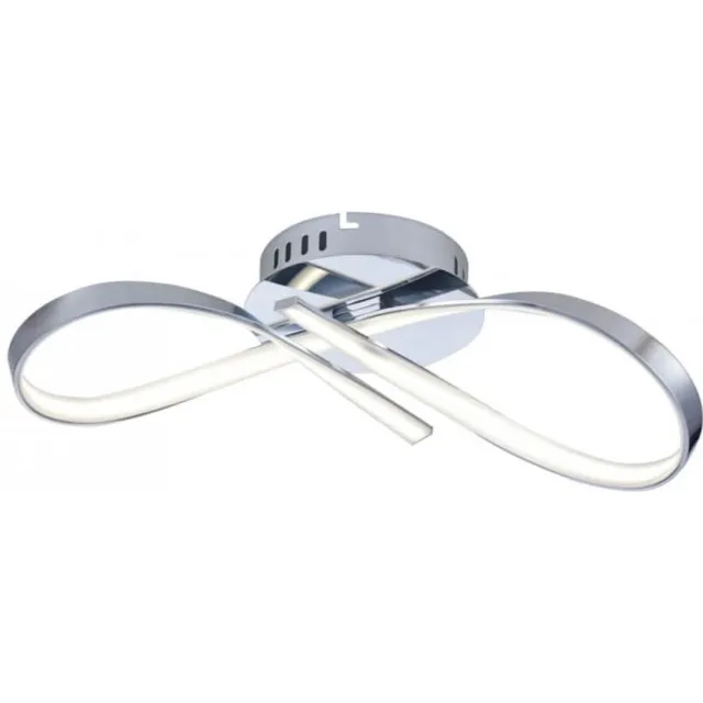 KOSILUM Infinity - Plafondlamp - Zilver/Chroom - Metaal en PVC