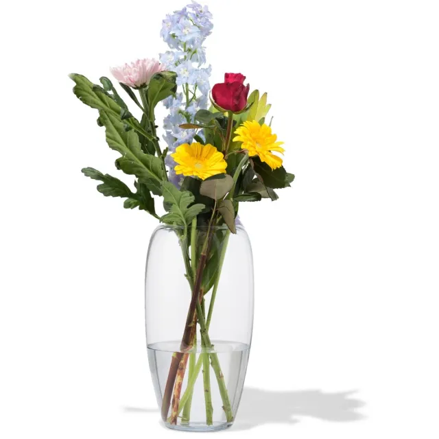 HEMA glazen vaas 29 cm transparant