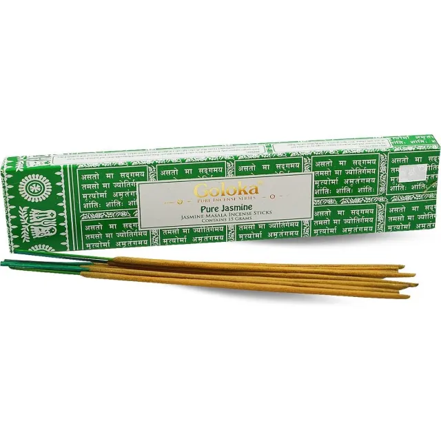 Yogi & Yogini naturals Wierook - Goloka - Pure Jasmin - 15gr bruin