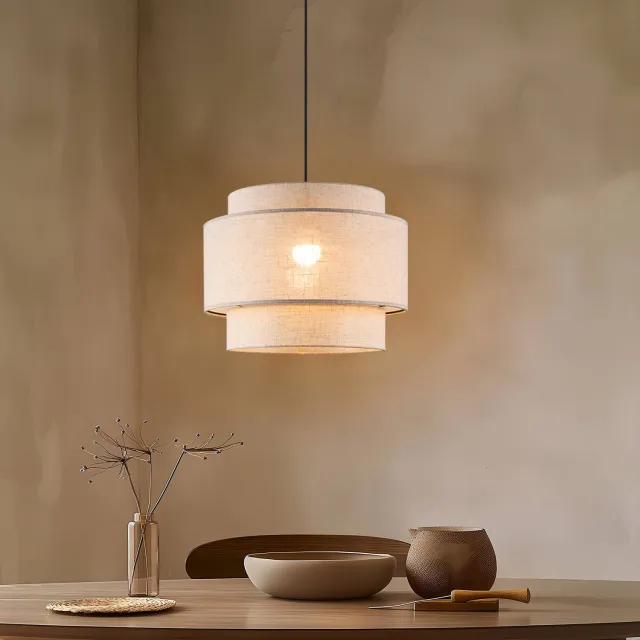 NOUS Living hanglamp Daniel (Ø45 cm) Naturel