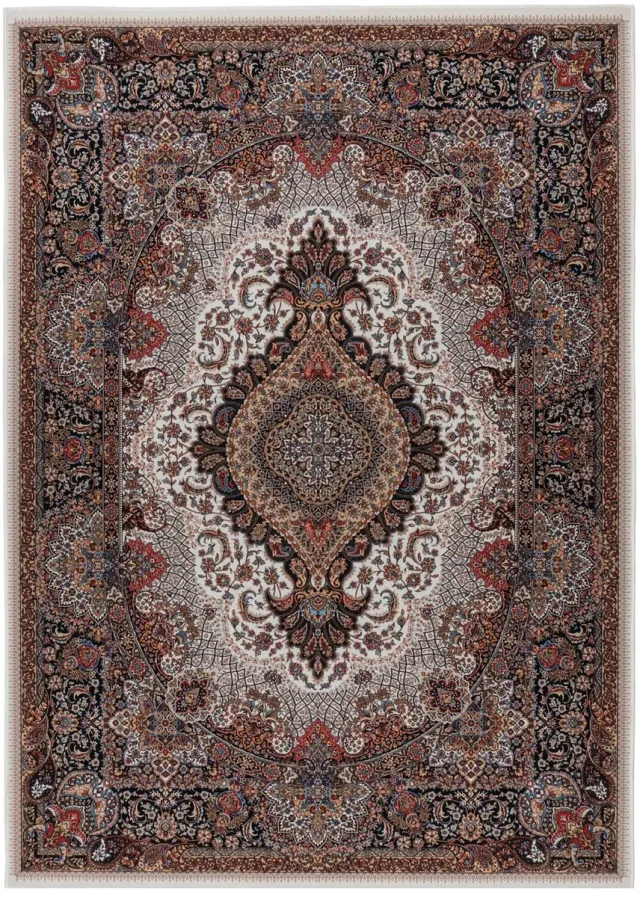 Dutch XXL Wasbaar Vloerkleed | Tapijt | Dunya | Medaillon | Multikleur | 160x230 cm