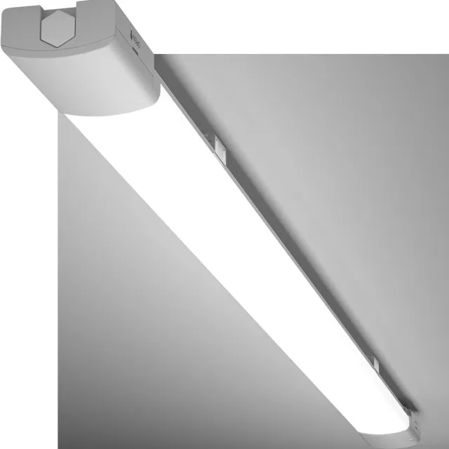 ANTENLICHT LED Armaturen - LED Batten 150cm - 45W - 5000 Lumen - 5000K Daglicht Wit - IP65 Waterdichte Buitenlamp & Garage Verlichting - Grijs