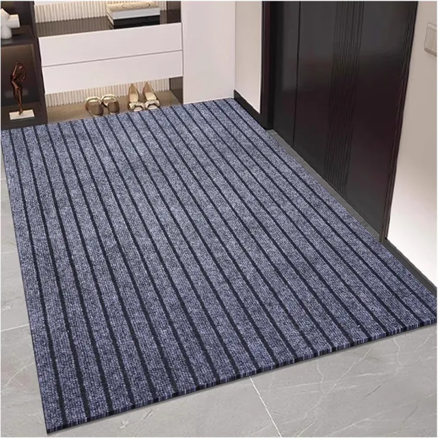 KZQ Ultradun Antislip Binnenmat 60x120 Cm Absorberend Stofvangend Grijs Voor Entree En Gang