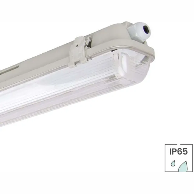 Lybardo TL Armatuur 60cm - IP65 - Koppelbaar - Excl. Lichtbron Grijs
