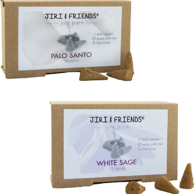 Jiri & Friends Cones combipak Witte Salie, Palo Santo bruin
