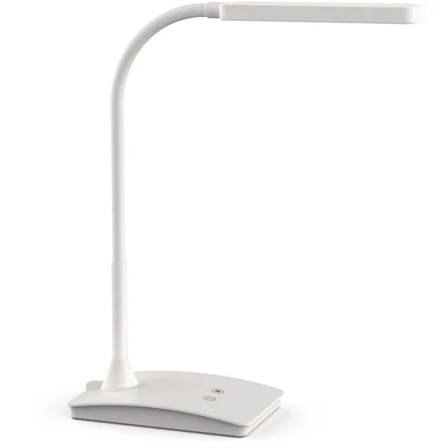 Maul MAULpearly Bureaulamp - LED - Wit - Dimbaar - Verstelbare Lampkop - Touchscreen - 3 Lichtstanden - Tafellamp