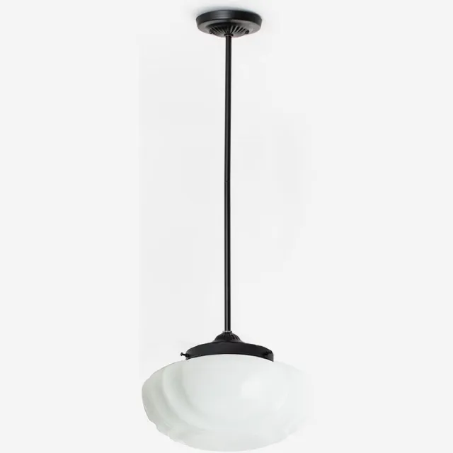 Coloured by Art Hanglamp Nouveau Swing Coupe Moonlight - Art Deco Trade Zwart