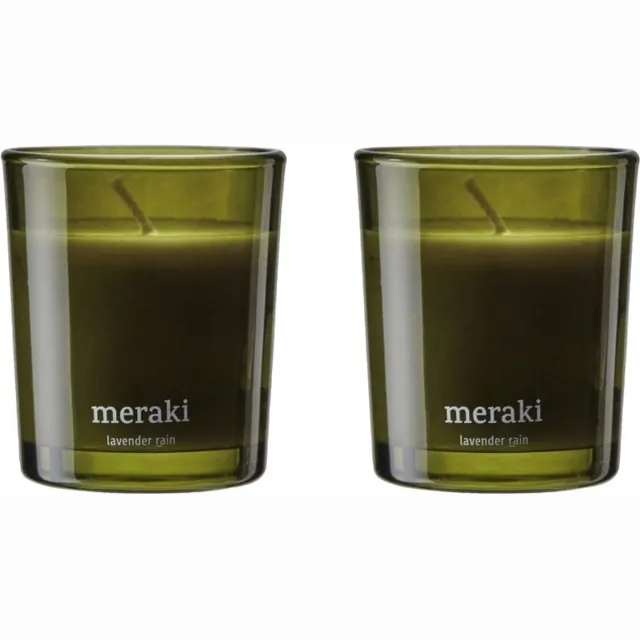 Meraki Geurkaarsen set Lavender Rain klein [gid://shopify/Metaobject/303100625231]