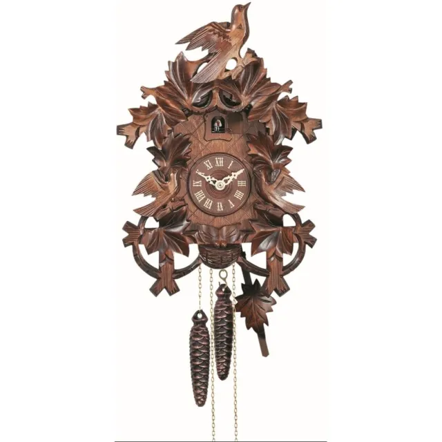Engstler 635/8 - Koekoeksklok - 8-daags kettinguurwerk - Notenhout - 34,5 cm