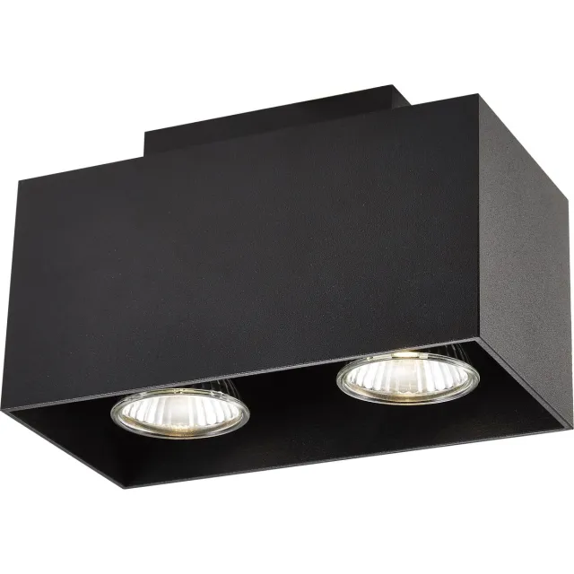 Fantasia Kubo Zwart 2X 5W Led Gu10 Dimbaar Incl.