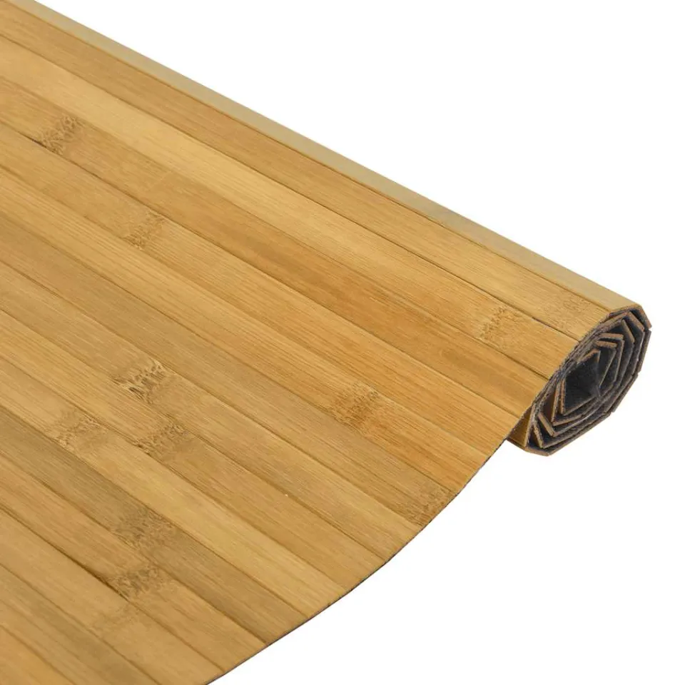 vidaXL Vloerkleed rechthoekig 70x200 cm bamboe naturel, foto 4