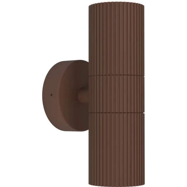EGLO wandlamp buiten Tomelloso - bruin Roestbruin