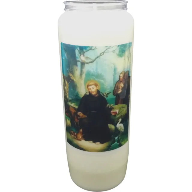 Spaas Noveenkaars Heilige Man 006 - 9 dagen brander (5 stuks) wit