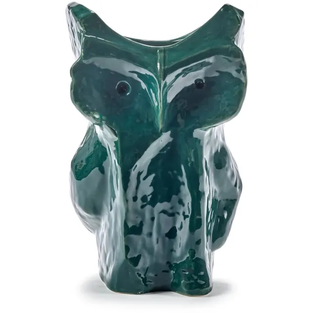 Serax Marni - Uil Vaas Donkergroen L D19.5cm H30cm After Midnight