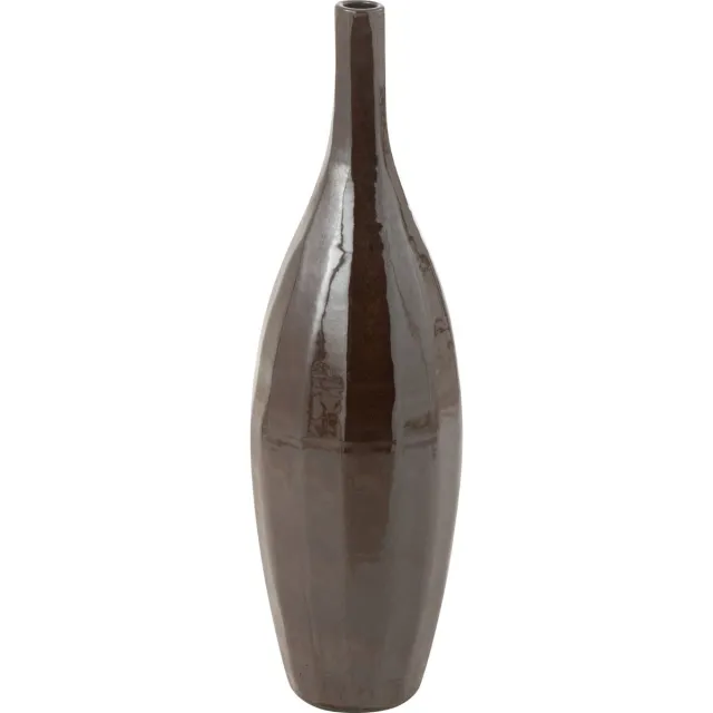 J-Line vaas Fles Blinkend - terra - bruin - small - 70 cm hoog