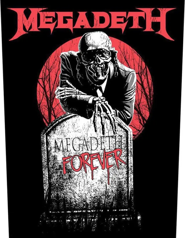 Razamataz Megadeth Tombstone Unisex Embleem - meerkleurig - Standard multicolor