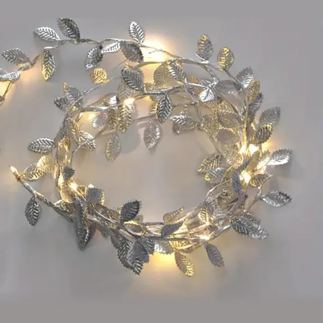 Mrilary LED-lichtslingers - 2 meter - LED-lichtslinger met warm wit licht - voor decoratie bij bruiloften en verjaardagsfeestjes, tafeldecoratie binnen en buiten, en doe-het-zelf-knutselprojecten